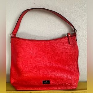 Kate Spade Orange Leather Shoulder Bag